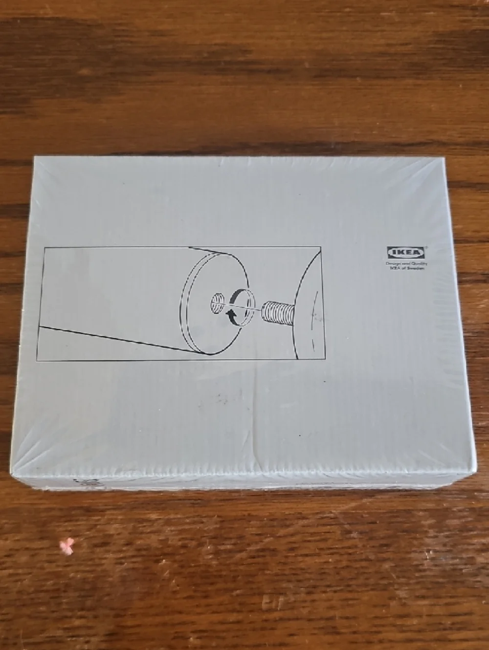 IKEA HÖGTIDLIG Curtain Rod Decorative Screw On Ends Tote L